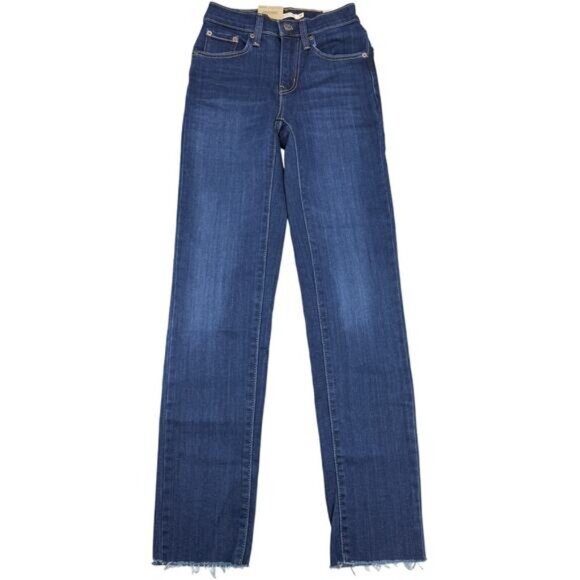 Levi's 724 High Rise Slim Straight Jean Women's Size 24 x 32 - Picture 2 of 10